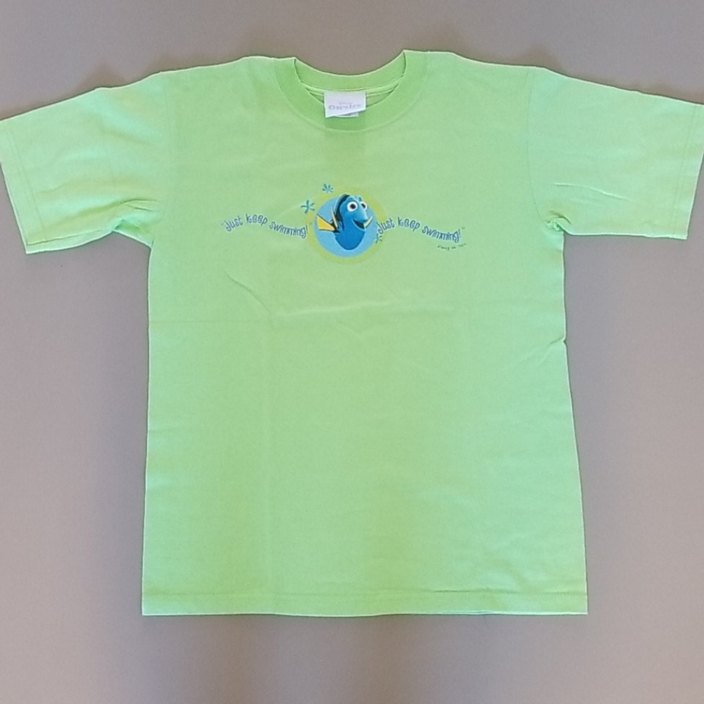 Neon green Finding Nemo tee